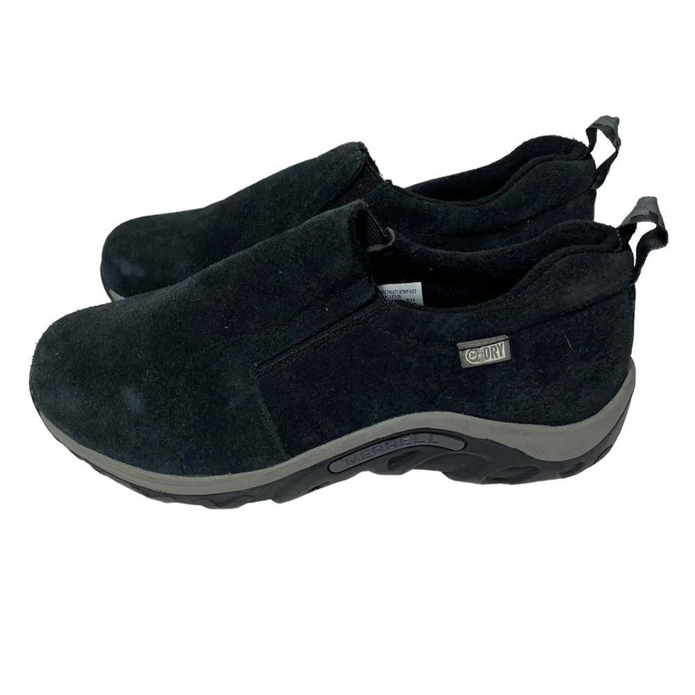 Merrell Black Leather Outdoor Walking Shoes